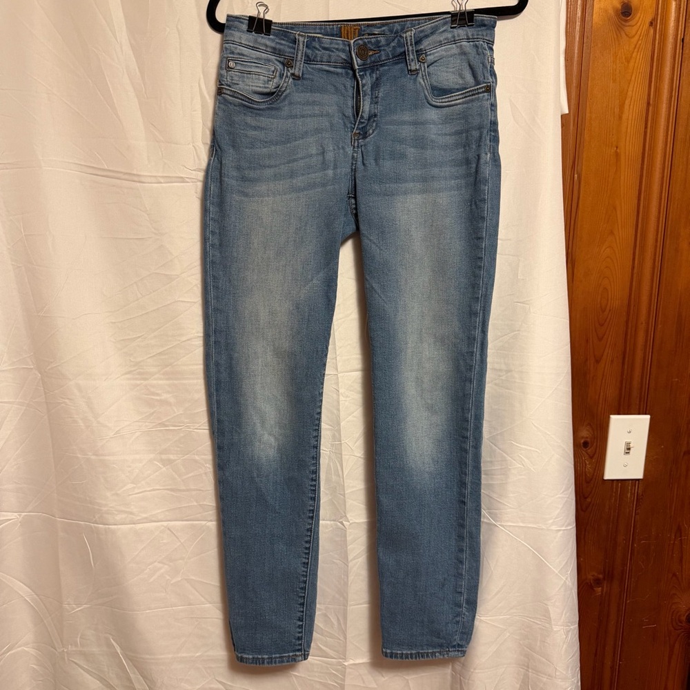 Kut from the Kloth Light Blue Straight Leg Jeans